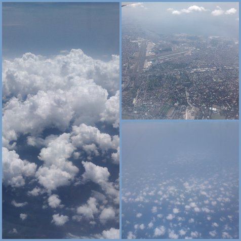 And in similar fashion to how I started this series, I shall end it with a collage of clouds from our flight home.